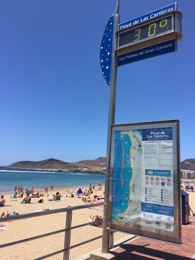 Apartamento Primera Linea Playa De Las Canteras 大加那利岛拉斯帕尔马斯 外观 照片